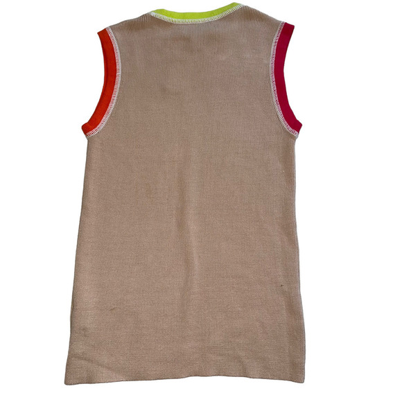 NWT Autumn Cashmere Girls Colorblock Sweater Tank Size 12 - Picture 2 of 4